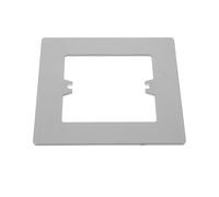 VILLFUL Plaque de Recouvrement Murale Grise Poste Type Cache-prises Étanche et Joint Espacement pour Prise Électrique Facile à Installer et Adaptée Rénovation Murale