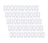 VILLFUL Plaquettes Nasales en Silicone Souple pour Lunettes, Lot de 25 Paires, Embouts Nasaux Anti-dérapants, Plaquettes de Rechange Confortables pour Montures Optiques et Lunettes