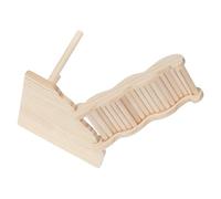 VILLFUL Plateforme Cage Rongeur Bois avec Escalier Aire de Repos et Jeu pour Hamster Cochon et Rat Plateforme Escalade Fonctionnelle pour Petits Animaux Meuble Décoratif pour Habitat