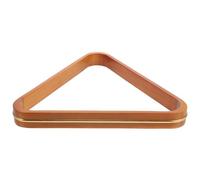 VILLFUL Porte-Boules de Billard Trépied Triangulaire Stable en Bois de Pin, Cadre pour Boules de Billard, Support Fiable pour Salle de Jeux et Râtelier de Rangement pour Billard