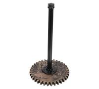 VILLFUL Porte-Rouleau Papier Essuie-Tout Industriel Noir Mat Support Poser Cuisine Compact Vintage pour Cuisine et Salle de Bain