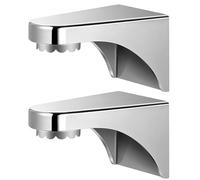 VILLFUL Porte-savonnette Évite Le Savonnette Mouillé Magnétique en Abs Argenté, Lot de 2 Pièces, Fixation Murale Solide Design Minimaliste et Chic Mural pour Salle de Bain