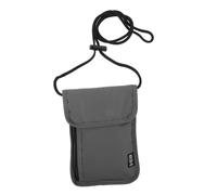 VILLFUL Portefeuille de Voyage Multifonction en Nylon Résistant Gris avec Pochette Tour de Cou pour Documents, Téléphone et Passeport, Unisexe, pour Voyage et Aéroport, Compact et Léger