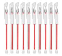 VILLFUL Position Permanente des Sourcils Stylo Marqueur Rouge Plastique 10 Pcs Léger à Pointe Fine pour Tatouages et Usage Professionnel en Institut de Beauté