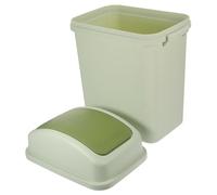 VILLFUL Poubelle Couvercle Pratique à Grosse Capacité en Plastique Pp Épaissi, Design Simple et Élégant, Cuisine Vie Quotidienne