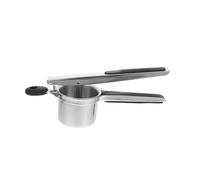 VILLFUL Presse-purée Manuel En Acier Inoxydable Robuste Petit Format, Presse-légumes Ergonomique Multifonction, La Cuisine Familiale Et Professionnelle, Compact Et Facile à Nettoyer