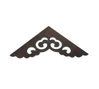 VILLFUL Protections Angle Vintage Laiton pour Meubles Décorations Chinoises pour Coins de Cabinet Boîtes à Bijoux et Bureaux Protège-Bords Décoratifs Solides et Sûrs