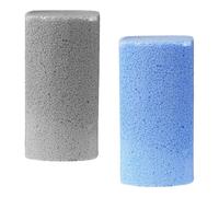 VILLFUL Râpe exfoliante pour les pieds Exfoliant pour éliminer les callosités 2Pcs en mousse de verre, design ergonomique, élimination des peaux mortes, pour femmes et personnes âgées,