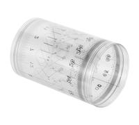 VILLFUL Règle de Mesure des Fissures 09-6 Double Face 0,15 Mm Plastique Résistant Jauge de Largeur de Fissure Haute Précision pour Détection et Inspection Industrielle