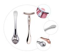 VILLFUL Roller de Massage pour Yeux Alliage de Zinc Bâton Essence pour Soin Du Visage Circulation Sanguine et Fatigue Oculaire avec Applicateur Métal