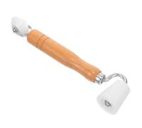 VILLFUL Roulette pour Peint Double Tête avec Manche Bois de Lissage Couture avec Roulement Outil Pratique et Léger pour Pose de Papiers Peints et Adhésifs Bois