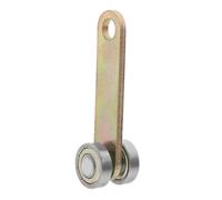 VILLFUL Roulette pour Porte Coulissante Double Roulement Charge Robuste Roue Amovible Acier Glissière de Rail Strut Channel Chariot et Stable pour