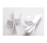 VILLFUL Ruban Adhésif Auto-agrippant Blanc Réutilisable et Anti-adhésion 5pcs en Nylon pour Décoration de Table et Bureau