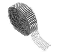 VILLFUL Ruban Strass Autocollant Rangées Bande DIY Décorative Brillante Argentée Ruban Adhésif pour Ornements Multi Usage pour Vêtements et Accessoires