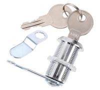 VILLFUL Serrure à Came 5/8 avec Clé, Verrouillage de Porte D'armoire en Alliage de Zinc Résistant, Kit de Remplacement pour Tiroirs, Boîtes aux Lettres, Camping-car et Coffre de