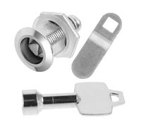 VILLFUL Serrure Triangulaire pour Poubelle Cuisine avec Clés Métalliques Verrou pour Bac Poubelle Intérieur et Extérieur Système de Sécurité Fiable et Plan de Travail