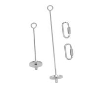 VILLFUL Set de 2 Fourchettes à Fruits en Acier Inoxydable pour Oiseaux et Lapins, Accessoires de Cage Faciles à Utiliser, pour Nourrir Fruits et Légumes