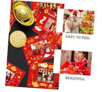 VILLFUL Set de Autocollants Décoratifs DIY pour Cadre Photo Année Du Dragon Stickers Mignons pour Albums Journaux et Scrapbooking Ornements Uniques et Délicats