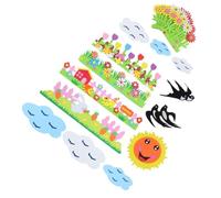 VILLFUL Set de Décorations Cartonnées pour Tableau Daffichage Découpes Cartoon pour Décoration de Salle de Classe Panneau Feutrine Accessoires DIY pour Créatifs et Enseignement