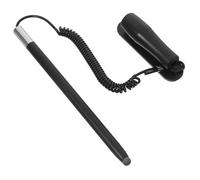 VILLFUL Stylet Capacitif Rétractable pour Tablette Et Smartphone avec Porte-Stylet, Caoutchouc Souple, Design Compact, Noir, Usage Professionnel Et Grand Public