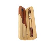 VILLFUL Stylo-bille Bois Joint Rosewood avec Coffret Bois Élégant Ensemble de Stylos Fins Légers pour Fournitures Scolaires et Bureau Cadeau Anniversaire Noël