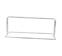 VILLFUL Support De Cloison Amovible Grand Format Argenté, Pince Réglable pour Épaisseur ≤9mm, Base Stable pour Écran De Séparation, Usage Scolaire Et Bureau