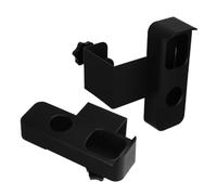 VILLFUL Support de Sonnette sans Perçage Compatible Blink Lot de 2 Pièces en Plastique Noir Fixation Antivol Résistante à la Pluie pour Appartement et Maison Accessoire Compact sans