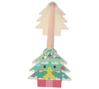 VILLFUL Support de Table pour Perroquet en Bois Naturel Perchoir D’Entraînement Antidérapant pour Oiseaux Plateforme Portable pour Jeu et Dressage Intérieur