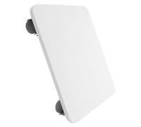 VILLFUL Support Mobile pour Pot de Fleurs avec roulettes Pivotantes et Bac Récupérateur Eau Plateau Plastique Blanc pour Intérieur et Extérieur