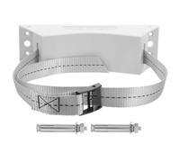 VILLFUL Support Mural pour Cylindre de Gaz avec Sangle Réglable Support Robuste et Sécurisé pour Bonbonne Propane Fixation Murale Stable pour Garage Laboratoire et Maison