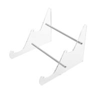 VILLFUL Support pour Clavier en Acrylique Transparent 2 Niveaux Plateau de Bureau Rehausseur pour Clavier Mécanique Étagère de Rangement Compacte pour Espace de Travail Ergonomique