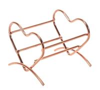 VILLFUL Support pour Éponge de Beauté Design Multifonctionnel Facile à Nettoyer en Alliage de Cœur pour Rangement Tiroirs et Coiffeuses
