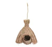 VILLFUL Suspension Forme De Nichoir Oiseau Décoration Créative De Nid Herbe Tissée Abri pour Oiseaux Intérieur