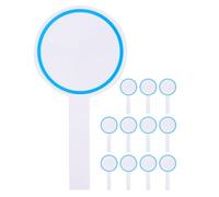 VILLFUL Tableau Blanc Portable 10X20 CM Tableau de Score Effaçable à Sec Mini pour Palettes de Vote et Juges