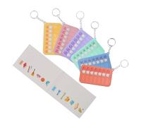 VILLFUL Tableau de Planification D'autodiscipline avec Porte-clés, 6 Pièces, Liste de Contrôle avec Autocollants de Suivi de Routine pour Garçon et Filles et Organisation