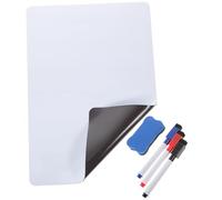 VILLFUL Tableau Magnétique A4 en Pet et Caoutchouc pour Organiser Planning, Tableau Blanc Aimanté Multifonction pour Maison et Bureau Couleur Aléatoire