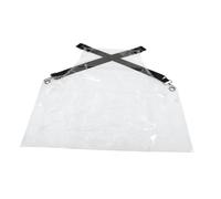 VILLFUL Tablier Coiffure Transparent Imperméable avec Lanière de Cou Réglable et Confortable Protection Complète pour Salons de Beauté et Usage Domestique