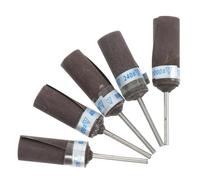 VILLFUL Tambours De Ponçage Abrasifs 5 Pièces 2,35 Mm Grains Variés Pour Outils Rotatifs Professionnels, Accessoires De Ponçage à Usage Cosmétique Manucure Et Pédicure