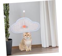 VILLFUL Tapis Griffoir Chat Antidérapant Forme de avec Corde Suspendue Griffoir et pour Protège Meubles et Réduit Comportements Destructeurs