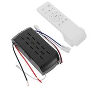 VILLFUL Télécommande Camping avec Éclairage pour Ventilateur de Plafond Contrôleur de Vitesse 6 Vitesses, Récepteur sans Fil en Plastique Plusieurs Styles pour Salon et Plusieurs Styles