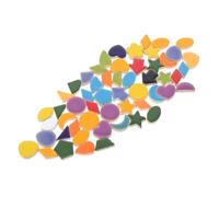 VILLFUL Tesselles Mosaïque Céramique Irrégulières pour Bricolage Décoration Artisanale Mur Horloge Vase Colorés Mélangés