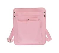 VILLFUL Trousse Outils Fleuriste Rose en PU Ceinture de Jardinage et Porte-Sécateurs Paquet Banane Multifonction pour Composition de Fleur et Organisation D’Outils de Jardinage Usage