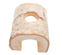 VILLFUL Tunnel pour Hamster Cachette Naturelle Multifonction Tronc Arbre Respirant Escalade et Cachette pour Gerbilles et Rongeurs Tunnel de Jeu et Sûr pour Cage