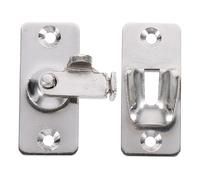 VILLFUL Verrou de Porte Degrés Acier Inoxydable Loquet Coulissant Simple Cible Maison Montage Complet Antirouille Sécurisé et Pratique pour Portes Intérieures et Extérieures