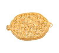 VILLFUL Vintage Essential Oil Diffuser Locket Cuivre pour Femme Collier Aromathérapie Chic et Décoratif Pendentif Parfum Creux Style pour Usage Quotidien et Fêtes