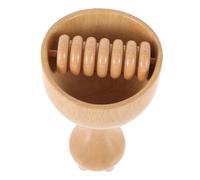 VILLFUL Wooden Therapy Roller Cup For Body Shaping Massage Ergonomic Manual Cupping Tool For Muscle Fatigue Relief And Deep Tissue Massage At Home