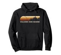 Villiers-sur-Marne, France Evergreen Vintage Sunset Sweat à Capuche