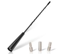 Villkin Antenne de toit pour voiture, réception AM/FM optimale - Adaptateur fileté M5 inclus