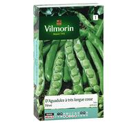 Vilmorin 1301651 Pack de Graines Fève d'Aguadulce à Très Longue Cosse