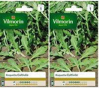Vilmorin 3910741 Roquette cultivée Vert 9 x 0.5 x 16 cm (Lot de 2)